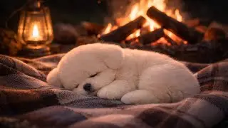 24/7 Fireplace Sleep BGM | Cozy Night Ambience for Deep Sleep & Relaxation