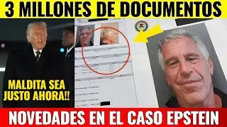 🚨TRUMP TIENE UN D&Iacute;A CATASTR&Oacute;FICO: 🚨 DOJ&nbsp;LIBERA 3 MILLONES DE ARCHIVOS DEL CASO EPSTEIN