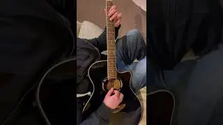 Shredding on acoustic guitar