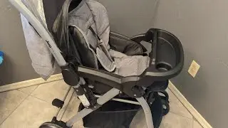Распаковка и сборка детской коляски Jeep Unlimited Reversible Handle с серым твидом