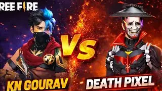 KN GOURAV VS DEATH PIXEL 🔥| FREE FIRE||  ACTING GULID LEADER GAME PLAY 
