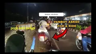 FANBOY ASKED FOR A RIDE😅 | SHOULDN'T HAVE GIVEN 😐 | PUBLIC REACTION