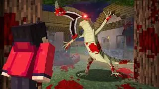 I added the LIZARD MAN into Minecraft.. *SCARY*