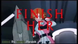 Penny Polendina vs. Ace-Ops Operatives (Behind Atlas Command Center Fight) Remake with healthbars