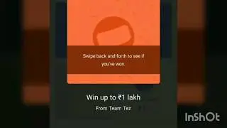 Tez app 1 lack money winning tricks. How to scratch one card more time in tez.