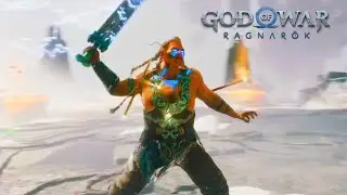 Kratos meets Thor's Son Magni in Valhalla