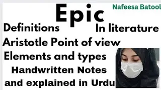 epic in literature