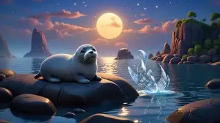 🌙 The Sleepy Seal&rsquo;s Moonlit Lullaby Song | ABC Fun for Kids | MomoMello & MerryMilo