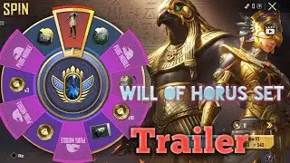 Will of Horus set//Official Trailer//PUBG MOBILE