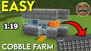 How To Make Unlimited Cobblestone Farm In Minecraft Trial/1.19