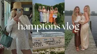 MY FIRST TRIP TO THE HAMPTONS 🌾🦪🌊 shopping in east hampton, rooftop yoga at gurneys, surf lodge...