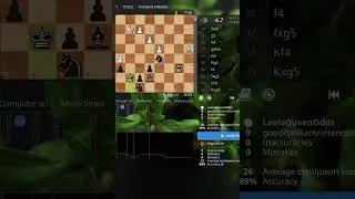 I BEAT LeelaQueenOdds!!!!!! #chess #leelachesszero #odds #oddlysatisfying #engine #chessengine #win