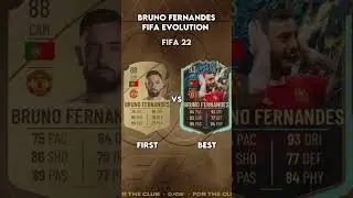 Bruno Fernandes Fifa Evolution #eafc #fifa #football #footballshorts #shorts