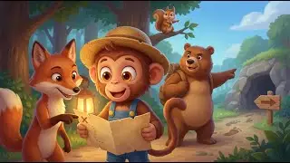 Monkey&rsquo;s New Farm Adventures: From Planting Seeds to a Big Harvest Celebration! | Kids Cartoon