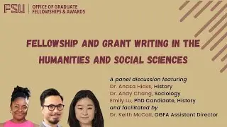 Fellowship and Grant Writing in the Humanities and Social Sciences