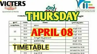 Victers Channel timetable  April 08  Official