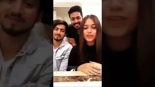 Jannat Zubair and MrFaisu Live Video