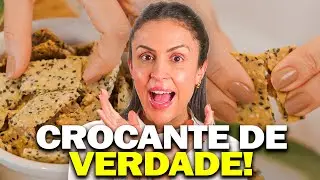 Biscoito Crocante Sem Glúten e Low Carb com 4 Ingredientes!