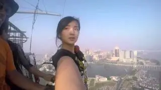 (GoPro) Bungee Jumping in Macau Tower