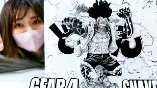 フィギュア塗師が、ルフィがカタクリ戦で本気を出すシーンを筆塗りで再現してみた【ワンピース　GEAR4　スイネイクマン】