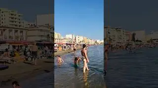 #popular Durres beach 🏖️ Durres Albania🇦🇱 #beachlife #beachvibes #summer #shortsviral #beaches 🩵