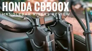 HONDA CB500X Handlebar risers review