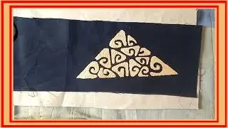 #Smee Creations #English #ఎస్మీ క్రియేషన్స్ #తెలుగు #DIY#Screen print #Gold colour print with screen