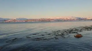 Relaxing Slow TV from a Norwegian fjord in winter - Nature Therapy for mind and soul