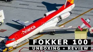 JC WINGS 1:200 // Fokker 100 Avianca HK-4437 &iexcl;&iexcl;Unboxing + Review!! - Hawks Aviation