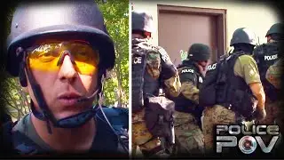 SWAT Team Raid Huge Drug House | Police POV | Blue Light