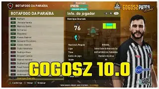 PES 2021 🔥 Faces Realistas + Overall Atualizado do BOTAFOGO-PB | Patch Gogosz 10.0 | 4K 60FPS