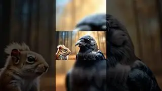 The Crow, the Squirrel, and the Walnut | Moral Story for Kids | Toony Tales World #storyforkids