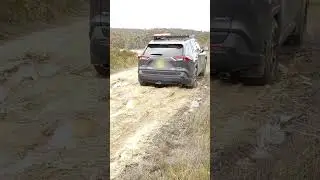 #short RAV4 Hybrid Off-Road Muddy Trail #rav4hybrid