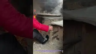 DIY Bellows for Traditional Wood-Burning Stove