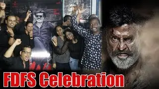 Kaala First Day First Show | Fans Celebration | Aurora | Mumbai | Nanbendaa