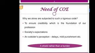 Code of Ethics and Disciplinary provisions by CA Chandrashekhar Vaze