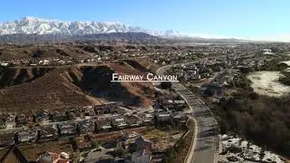 Fairway Canyon a Day After the Snow Fall &bull; Beaumont, CA