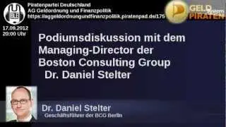 Geldsystempiraten - Podiumsdiskussion mit Dr. Daniel Stelter / Mesopotamia-Studie