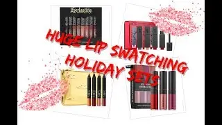 HOLIDAY LIP SETS - LIP SWATCHS AND REVIEW FEAT. NARS, BITE BEAUTY, SMASHBOX AND KAT ON D