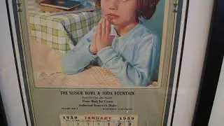 Antique 1959 Calendar - Not Too Shabby!