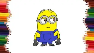 como dibujar un minion | Dibujos faciles