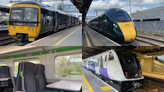 Great Western Railway | Class 800 Train Journey | Bristol Parkway - Swindon + Station Walkthroughs