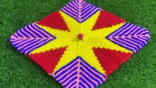 बहुत ही आसानी से बनाए नयी डिज़ाइन का पाएदान/ New design easy & simple doormat