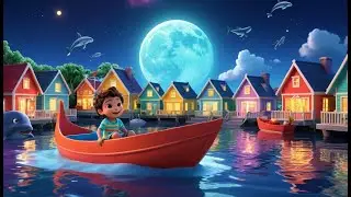 Whales Go Dancing Under the Moon! | Magical Whale Song | Fun Ocean Nursery Rhyme for Toddlers