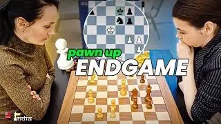 Extra Pawn Conversion in Endgame - GM Lagno v GM Goryachkina | World Rapid Women 2023