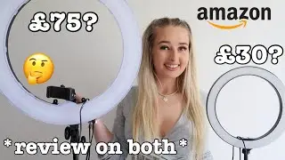 CHEAP VS EXPENSIVE RING LIGHT... Is it worth it? pros/ cons.