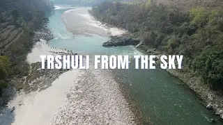 Breathtaking Drone Footage: Trishuli River Unveiled from Above