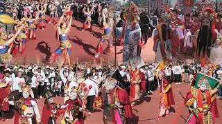 「台中法天壇」陣頭隊伍登場！果然與眾不同！滿滿的傳統國劇氣氛！「台南府城風神廟」三朝謝恩祈安清醮恭送張府天師回鑾遶境大典