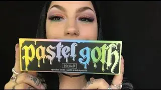 PASTEL GOTH PALETTE TUTORIAL & REVIEW; USING ALL 8 COLORS!