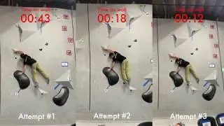 Bouldering Divisionals 2019-2020 Finals Analise Lan Van Hoang